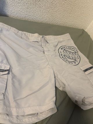 Bañador Guess Beige Hombre