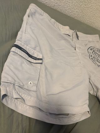 Bañador Guess Beige Hombre