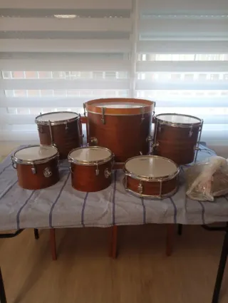 Batería Junior Completa 6 Piezas + Platos + pedal