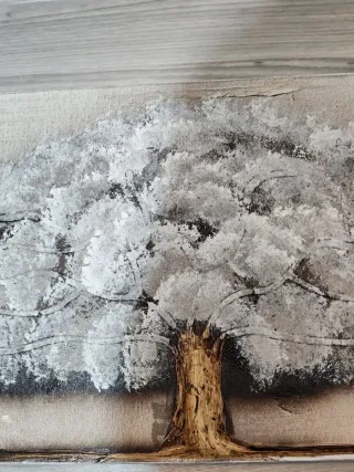 Cuadro árbol decorativo madera