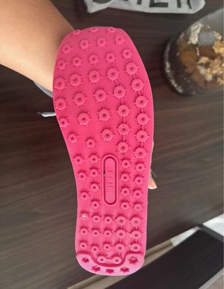 Zapatillas Mustang Azul y Rosa