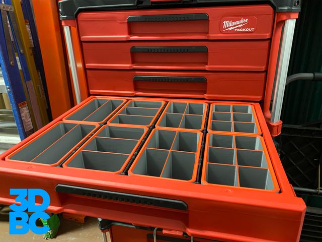 Cajas Organizadoras Milwaukee Packout 4 Cajones