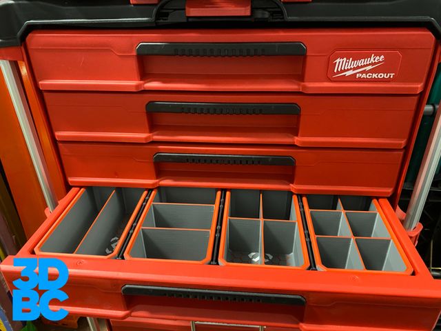 Cajas Organizadoras Milwaukee Packout 4 Cajones