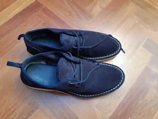 Zapatos ante azul Talla 40
