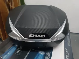 Baúl Moto SHAD SH47 Negro/Plata