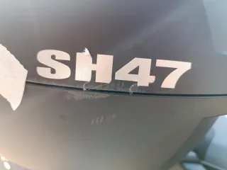 Baúl Moto SHAD SH47 Negro/Plata