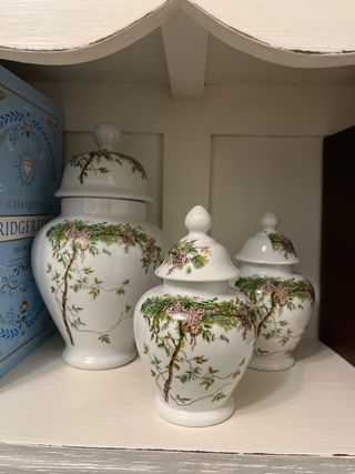 Muy raro Trío de Tíbores Chinos Años 50