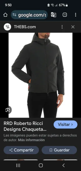 Cazadora Roberto Ricci Designs RRD. Talla S