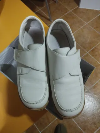 Zapatos comunión niño beige