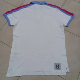 Polo Tommy Hilfiger 85 Bianco Blu Tg M