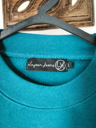 Blusa Luzan Jeans azul tamanho L