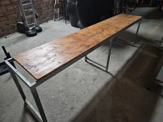 Banco/banqueta metal y madera