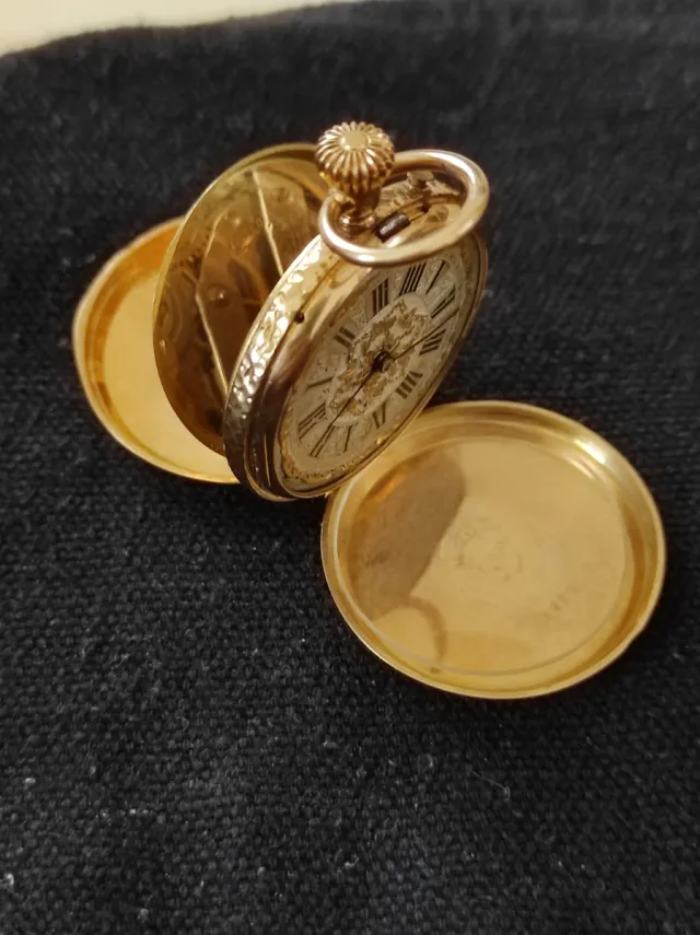 Reloj de bolsillo oro 18 quilates