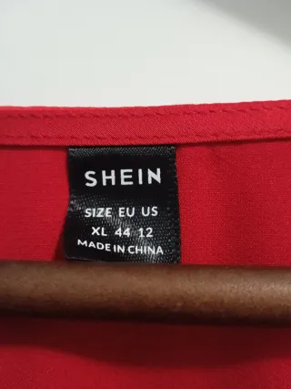 Vestido rojo SHEIN