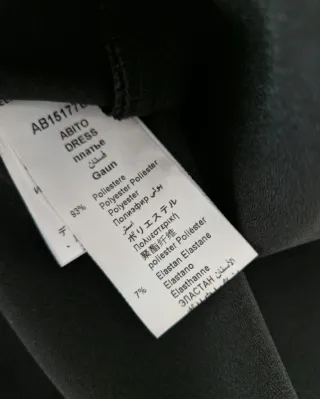 Abito Elisabetta Franchi nero con zip