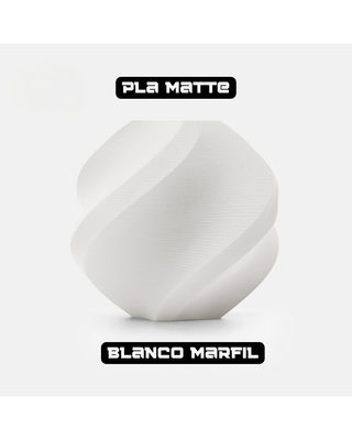 Filamento PLA Matte Bambu Lab Blanco Ma. 1kg 175mm