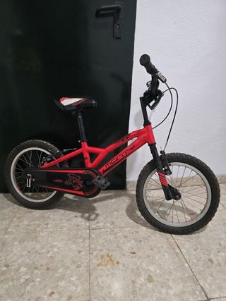 Bicicleta infantil Monty rossa