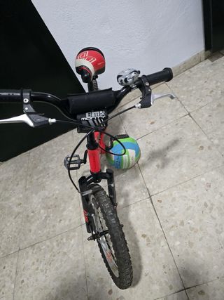 Bicicleta infantil Monty rossa