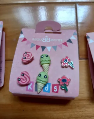 9 pares pendientes niña Bijou Brigitte