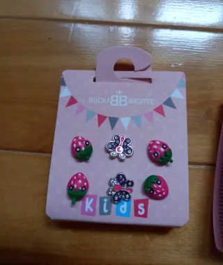 9 pares pendientes niña Bijou Brigitte