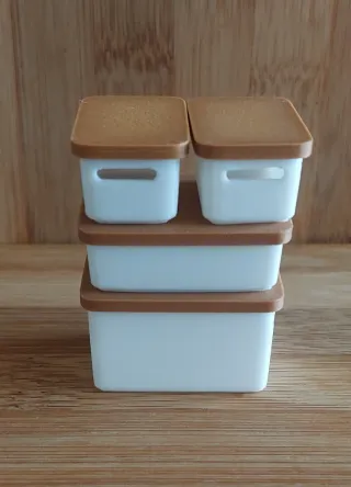 Cajas organizadoras miniaturas casa muñecas