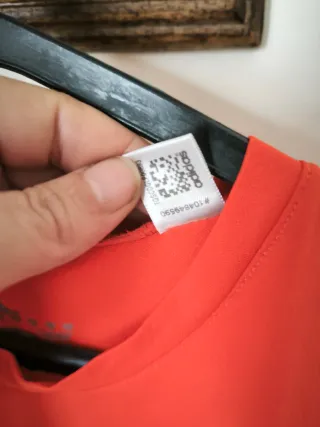 T-shirt Adidas Laranja Tamanho M