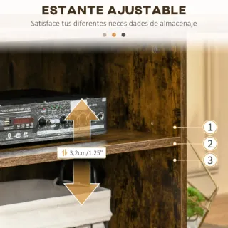 Mueble TV hasta 55 Estilo Industrial