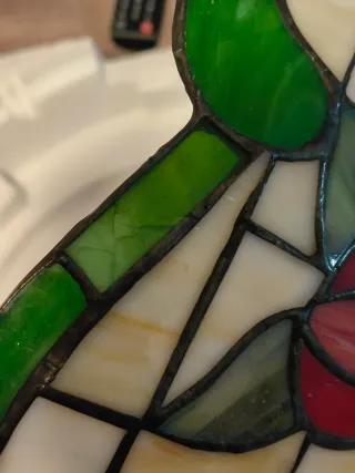 Lámpara Tiffany Cristal Tulipan #tiffany #lampara