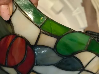 Lámpara Tiffany Cristal Tulipan #tiffany #lampara