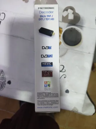 METRONIC Decodificador Stick TNT/DTT/TDT HD