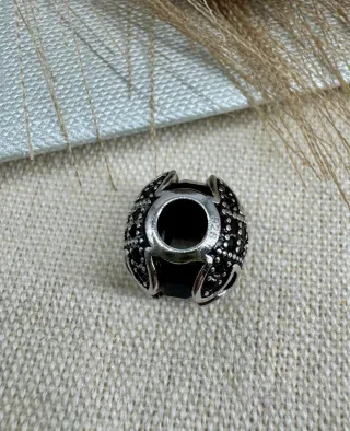 Charm Negro Plata para pulsera Pandora