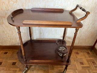Mueble Bar / Carro Camarera Vintage con Bandeja
