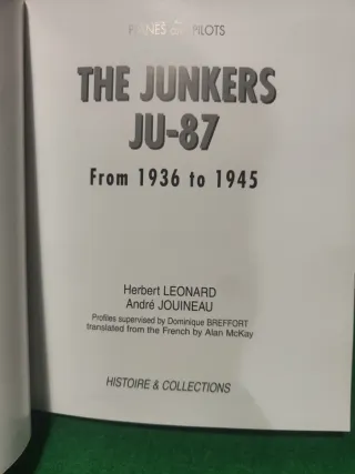 Libro Junkers Ju 87 1936-1945 Inglés