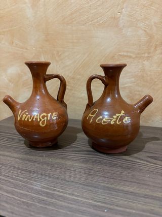 Set Aceite y Vinagre Barro