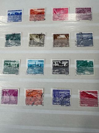 Álbum de sellos de Israel 16 páginas