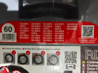 Cadenas de coche para nieve