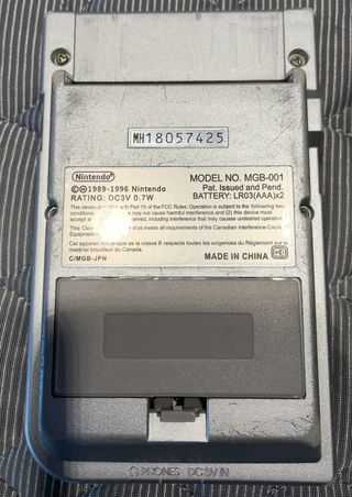 Game Boy Pocket Grigio