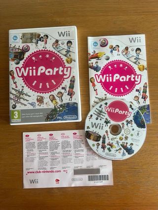 Videojuegos Wii Party y Wii Play Nintendo