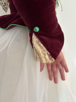 Corpiño Fallera Terciopelo Talla S