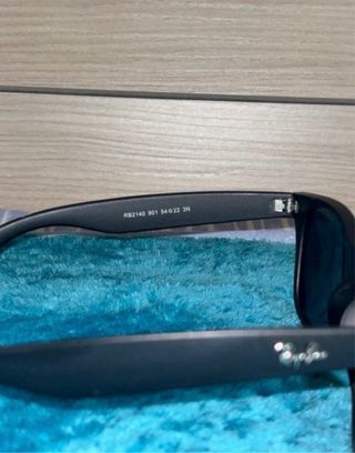 Occhiali da sole Ray-Ban neri opachi 54mm