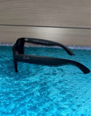 Occhiali da sole Ray-Ban neri opachi 54mm