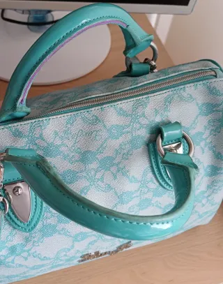 Bauletto Liu Jo Teal/Bianco