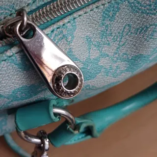 Bauletto Liu Jo Teal/Bianco