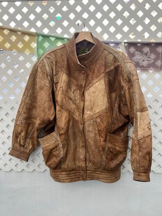 Chaqueta Piel Vintage Años 80