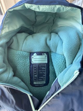 Mono nieve bebé Decathlon azul