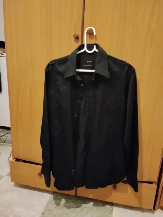 Camisa de lino a rayas