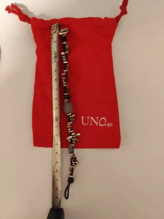 Pulsera Uno de 50 Plata y Piedras