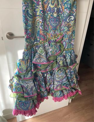Vestido Flamenca Talla M/38-40.