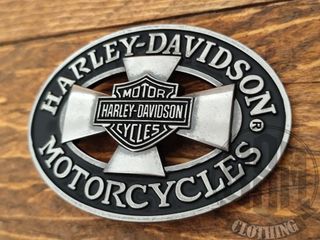 Fibbia Harley Davidson croce