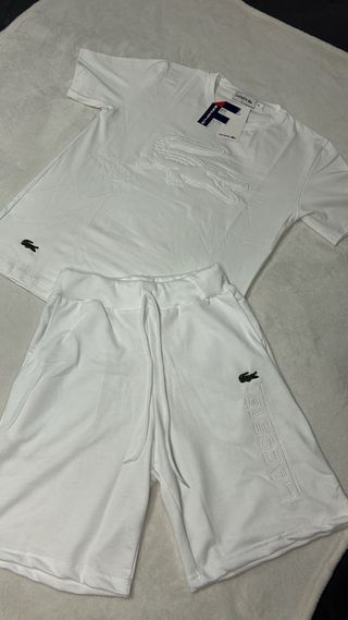 Conjunto Chándal Lacoste Blanco